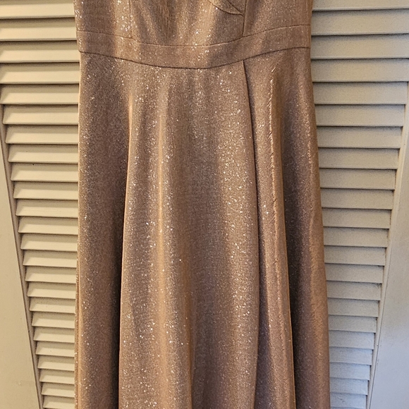 Shimmering Rose Gold Mother Of The Bride Dress - Picture 2 of 7